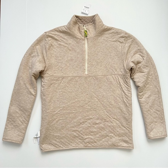 Sold@me NWT Crewcuts Kids' quilted jersey reversible half-zip sweatshirt - Picture 6 of 8